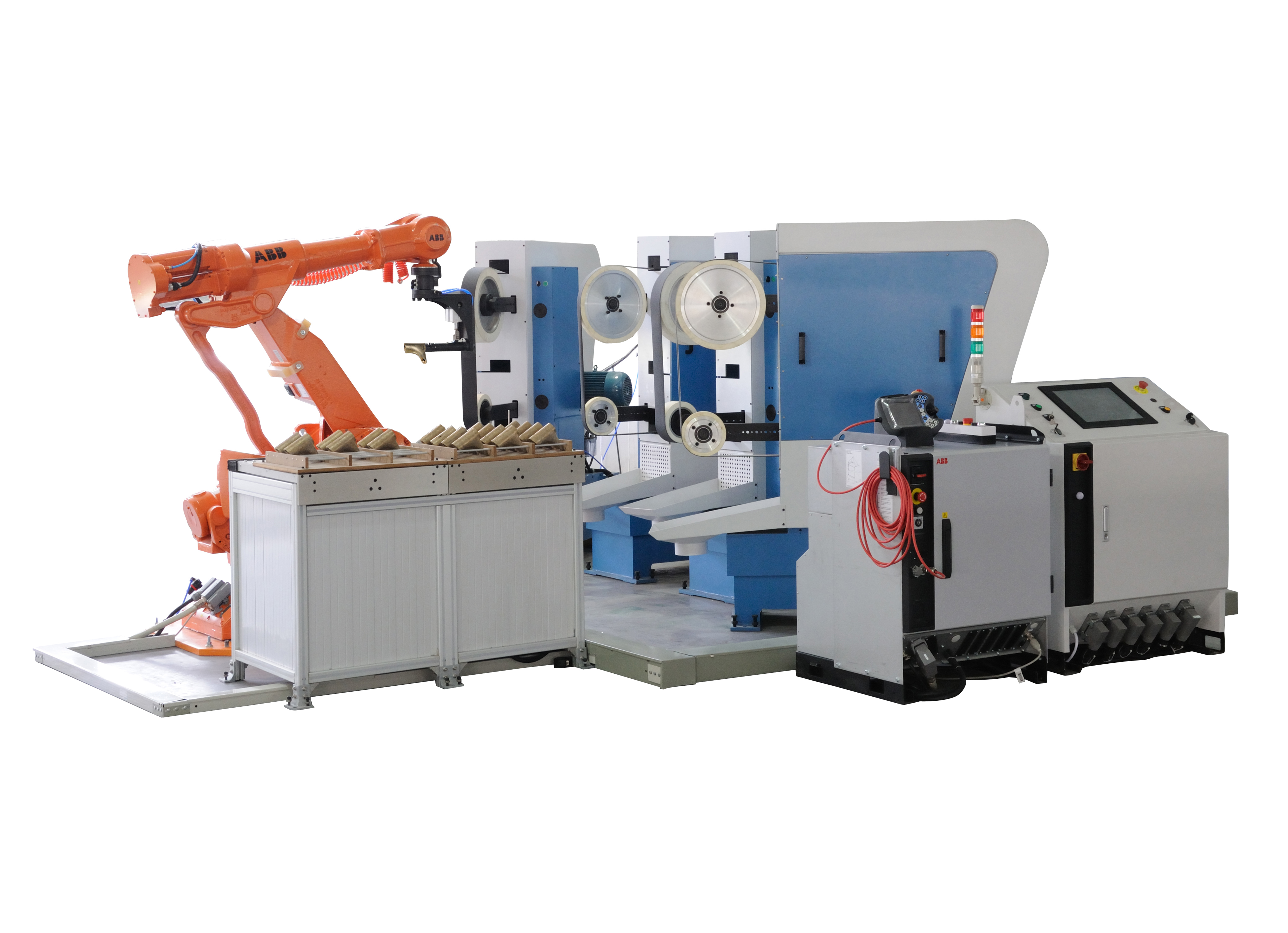 铜合金铸件打磨工作站