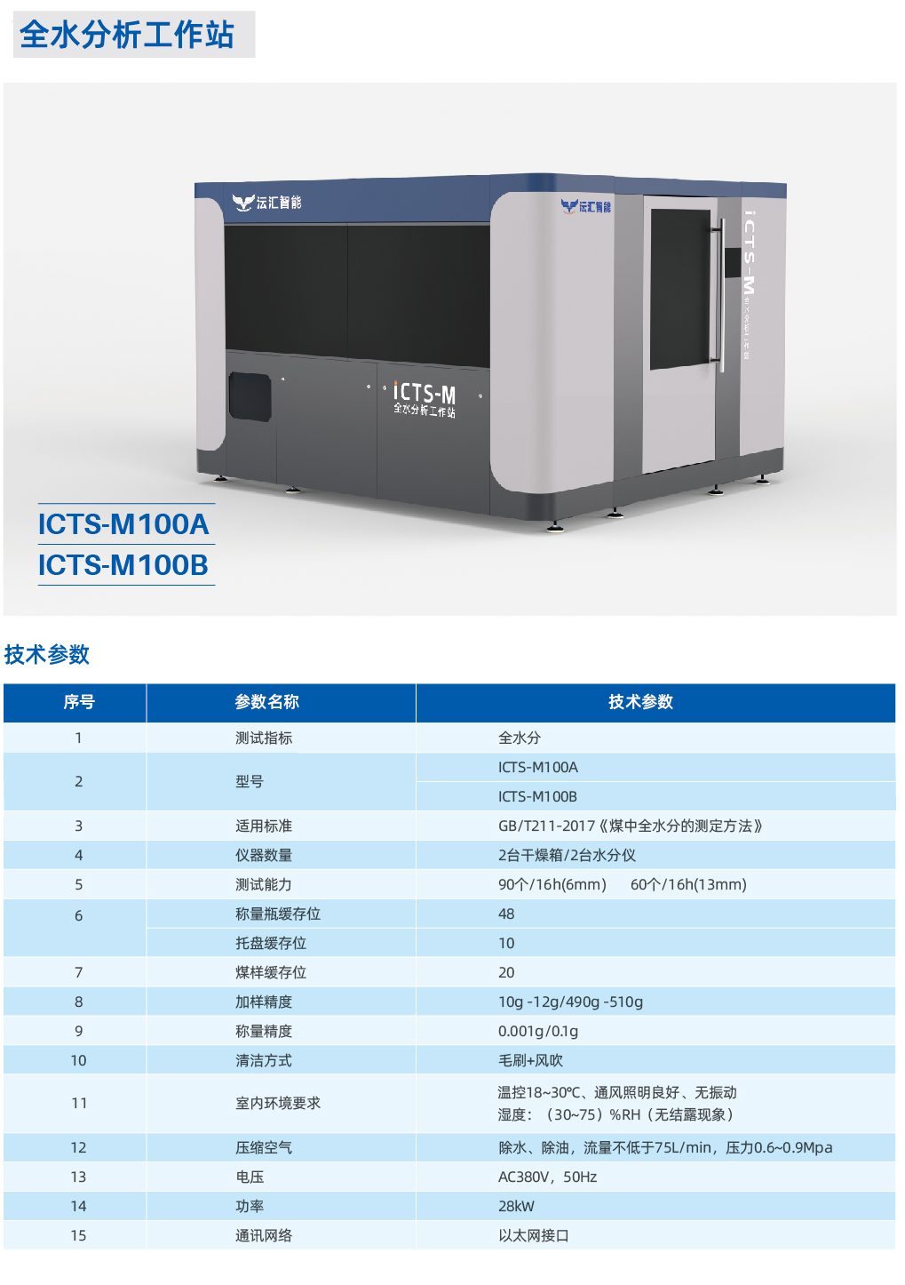 全水分析工作站(图1)